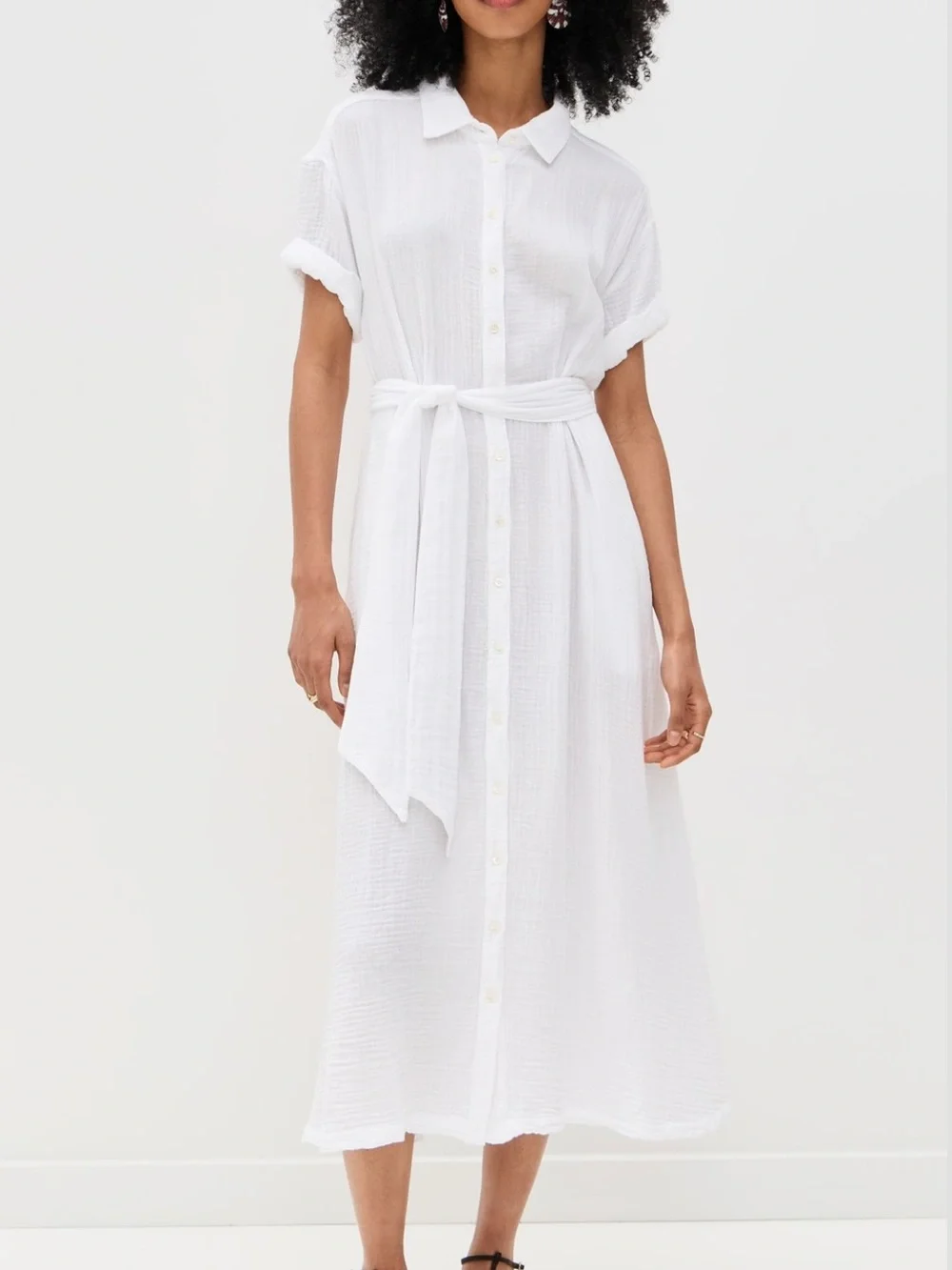 XIRENA Caylin Dress, Color: White, Size: XS - Picture 2 of 7